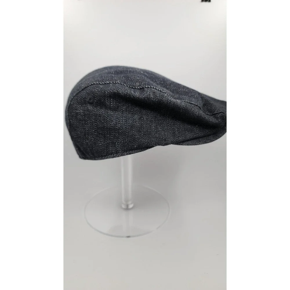Jordan XL Hat Newsboy Gatsby Cap Dark Denim Jeans Bakerboy Country Flat Rare